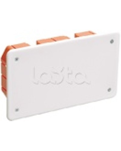 Коробка КМ41006 распаячная для твердых стен (с саморезами, с крышкой) IEK UKT11-172-096-045 в Ессентуках Распределительные коробки Pintop.ru