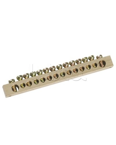 Шина нулевая 8x12 8/2 IEK YNN21-08-100 в Ессентуках Клеммные колодки Pintop.ru