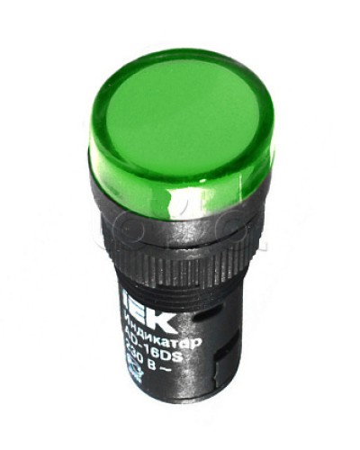 Лампа AD16DS(LED)матрица d16мм зеленый 24В AC/DCIEK (BLS10-ADDS-024-K06-16) в Ессентуках Источники света(Лампы) Pintop.ru