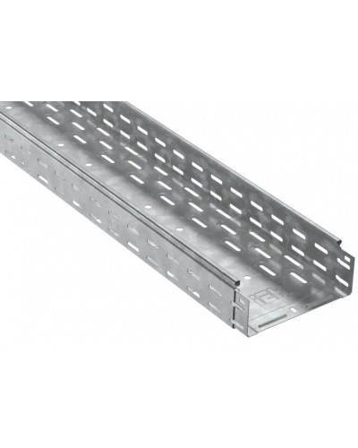 ESCA Лоток перфорированный 80х200х3000-1,0 HDZ IEK (CLP10-080-200-100-3-M-HDZ) в Ессентуках Кабельные лотки Pintop.ru