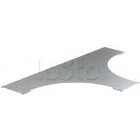 Крышка разв. лестн. LESTA Т-обр. осн. 200мм R600 HDZ IEK (CRT05D-4-200-10-HDZ)