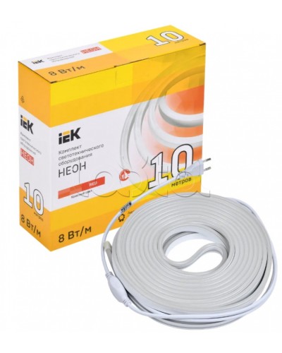 Комплект DIY (2835R120-8-IP65-220В 10м + др.) IEK (LSR5-R-120-65-2-10-S0) в Ессентуках Источники света(Лампы) Pintop.ru