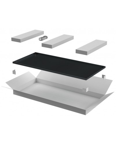 ITK LINEA N Дверь металлическая 800мм шкафа 28U чер. (LN05-28U8X-DM) в Ессентуках Аксессуары для стоек и шкафов Pintop.ru