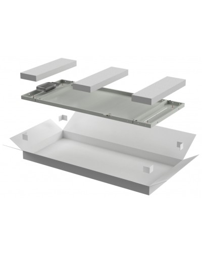 ITK LINEA N Панель задняя 600мм шкафа 18U сер. (LN35-18U6X-ZM) в Ессентуках Аксессуары для стоек и шкафов Pintop.ru