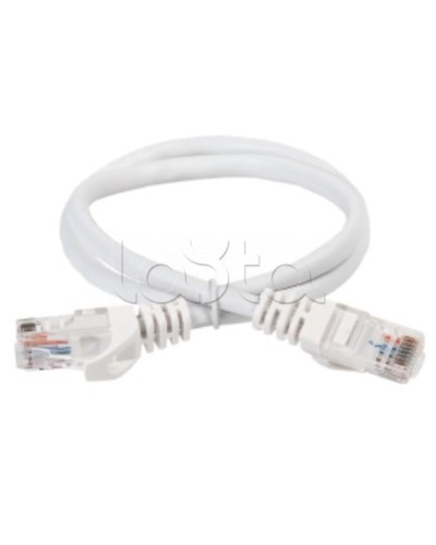 Коммутационный шнур (патч-корд) кат.5E UTP 0,5м белый ITK (PC08-C5EU-05M) в Ессентуках Патч-корды и пигтейлы Pintop.ru