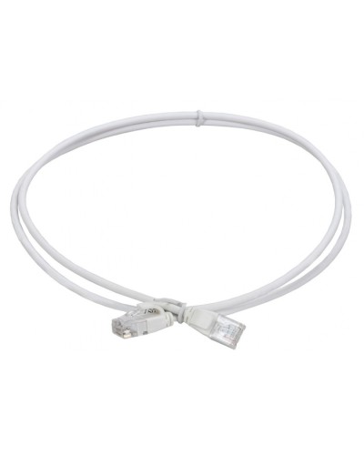 ITK Коммутационный шнур кат.5E UTP LSZH 2м slim язычок бел. (PC08-C5EUL-2M-SL-WT) в Ессентуках Патч-корды и пигтейлы Pintop.ru