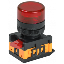 Лампа AL-22TE сигнальная d22мм красный неон/240В цилиндр IEK (BLS30-ALTE-K04)
