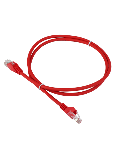 Патч-корд LANMASTER LSZH UTP кат.5e, 4.0 м, красный LANMASTER LAN-PC45/U5E-4.0-RD в Ессентуках Патчкорды (медные) Pintop.ru