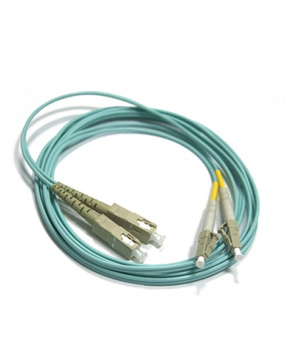 Шнур оптический LC-SC, duplex, 50/125, OM3, LSZH, 3 м LANMASTER LAN-2LC-2SC/OM3-3.0 в Ессентуках Патч-корды оптические Pintop.ru