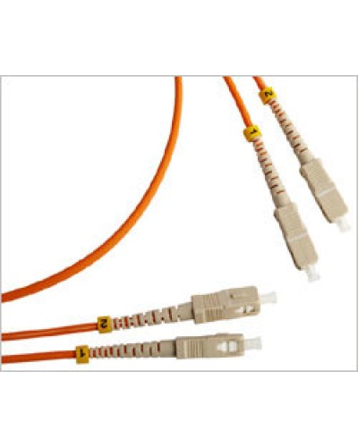 Патч-корд оптический LSZH, дуплексный, SC/PC-SC/PC, MM 50/125, 3м LANMASTER LAN-2SC-2SC/OM2-3.0 в Ессентуках Патч-корды и пигтейлы Pintop.ru