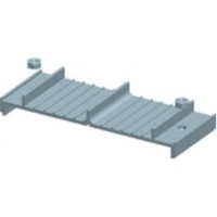 Фиксатор кабеля Ф9-11мм, наборный, алюминий LANMASTER LAN-MT-FA11