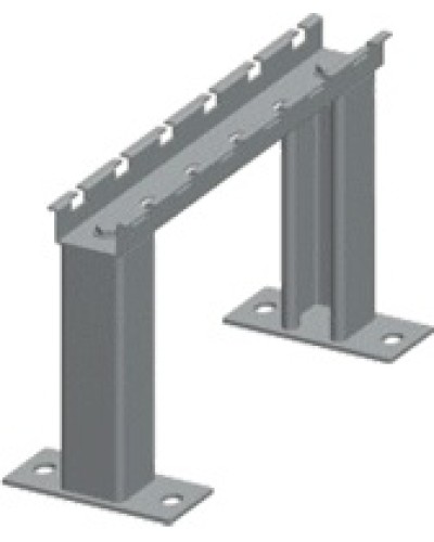 Рама напольная для лотка шириной 200мм LANMASTER LAN-MT-KR200-EZ в Ессентуках Аксессуары для лотков Pintop.ru