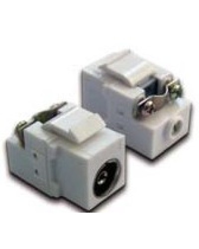 Вставка Keystone TV-розетка, винтовое соединение, белая LANMASTER LAN-OK-TV/S-WH в Ессентуках Коннекторы Pintop.ru