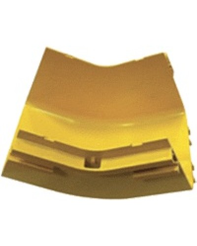 Изгиб 45° оптического лотка внутренний 120 мм, желтый LANMASTER LAN-OT120-IC45 в Ессентуках Аксессуары для кабель-канала Pintop.ru