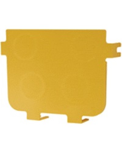 Заглушка оптического лотка торцевая 120 мм, желтая LANMASTER LAN-OT120-ND в Ессентуках Аксессуары для кабель-канала Pintop.ru