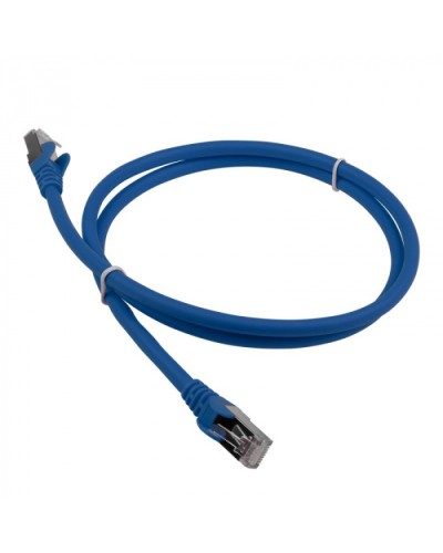Патч-кордLSZH FTP кат.6A, 7.0 м, синий LANMASTER (LAN-PC45/S6A-7.0-BL) в Ессентуках Патч-корды и пигтейлы Pintop.ru