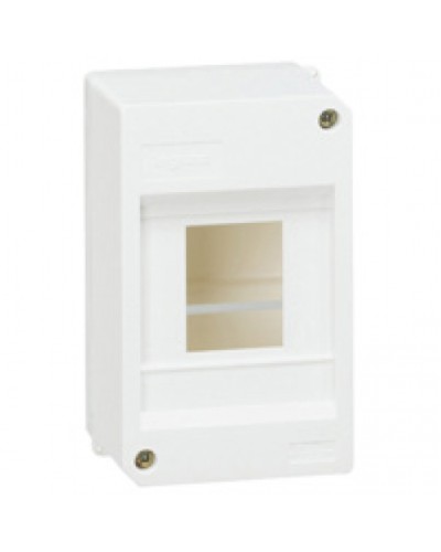 Щиток накладной Mini S 4 модуля белый Legrand 001357 в Ессентуках Боксы для автоматов Pintop.ru