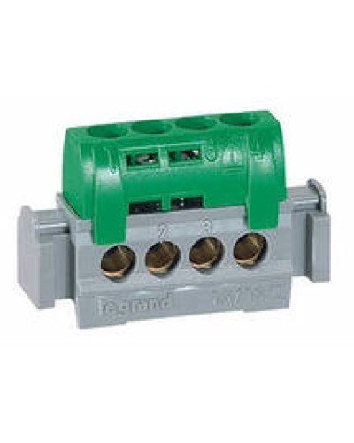 Клеммник зеленый 4х1.5-16 мм2 LEGRAND 004830 в Ессентуках Клеммные колодки Pintop.ru