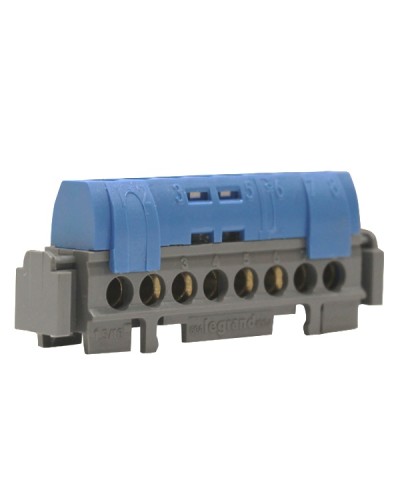 Клеммная колодка IP 2X нейтраль синяя Legrand 004842 в Ессентуках Клеммные колодки Pintop.ru