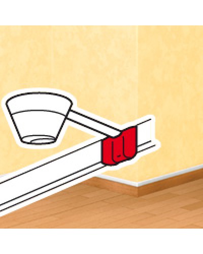 Ответвление Т-образное с перегородкой в 3 плоск. для мини-каналов 32х20 и 40x20 LEGRAND 030216 в Ессентуках Аксессуары для кабель-канала Pintop.ru