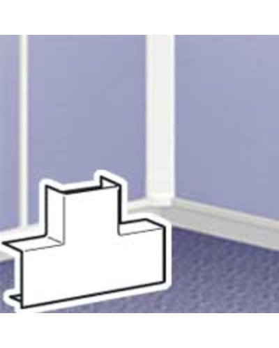 Т-образное ответвление для мини-плинтуса DLPlus 32x16 белый Legrand 033330 в Ессентуках Аксессуары для кабель-канала Pintop.ru