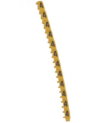 Маркер 4 0,15/0,5 ЖЛТ CAB3 Legrand 038104 в Ессентуках Аксессуары для кабель-канала Pintop.ru