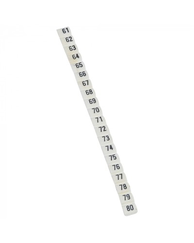 Маркер CAB3 цифры 61-80 Legrand 038163 в Ессентуках Аксессуары для кабель-канала Pintop.ru