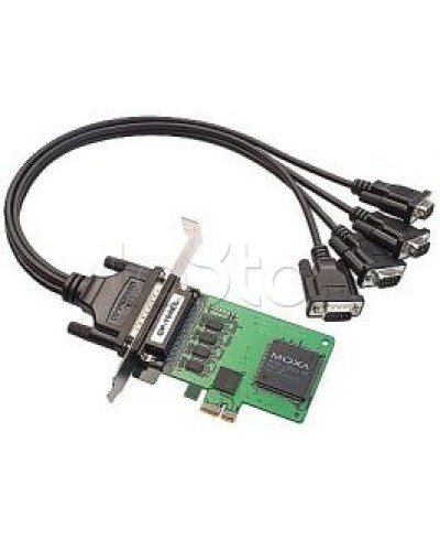 Плата 4-портовая RS-232 для шины PCI Express Moxa CP-104EL-A-DB9M в Ессентуках Сетевые карты Pintop.ru