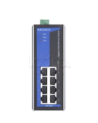 Коммутатор неуправляемый промышленный 8-портовый Moxa EDS-G308 в Ессентуках Коммутаторы Pintop.ru