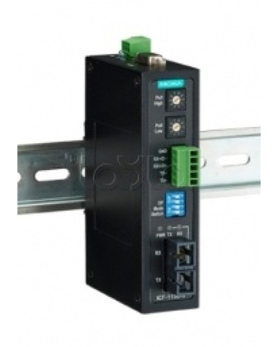 Конвертер RS-232/422/485 в одномодовое оптоволокно (SС разъем) с сертификатом IECEx Moxa ICF-1150-S-SC-IEX в Ессентуках Дополнительное оборудование для ОПС Pintop.ru