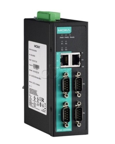 Сервер 4-портовый RS-232/422/485 в Ethernet Moxa NPort IA 5450A в Ессентуках Дополнительное оборудование для ОПС Pintop.ru