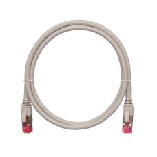 Шнур коммутационный 2хRJ45/8P8C S/FTP кат.6 (NMC-PC4SE55B-005-C-GY) NIKOMAX (0.5 м)