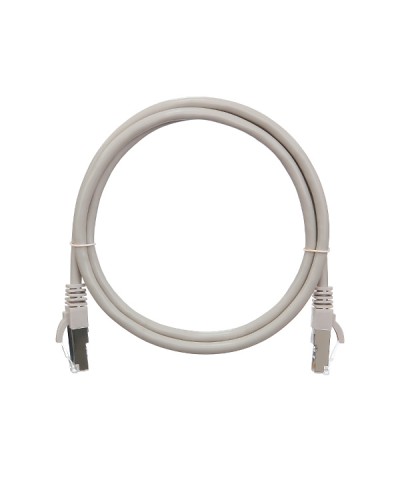 Шнур коммутационный 2хRJ45/8P8C S/FTP кат.6 (NMC-PC4SE55B-020-GY) NIKOMAX (2 м) в Ессентуках Патчкорды (медные) Pintop.ru