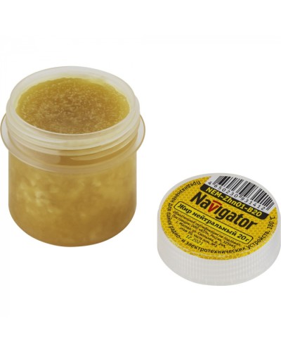 Жир паяльный Navigator 93 141 NEM-Zhn01-B20 (нейтральный, 20 гр) в Ессентуках Аксессуары для кабель-канала Pintop.ru
