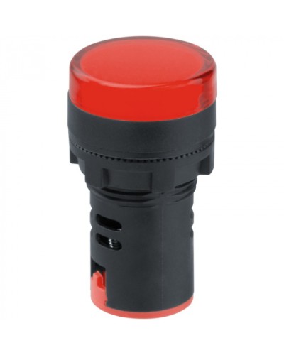 Лампа индикаторная Navigator 82 801 NBI-I-AD22-230-R красная d22мм 230В AC/DC в Ессентуках Источники света(Лампы) Pintop.ru