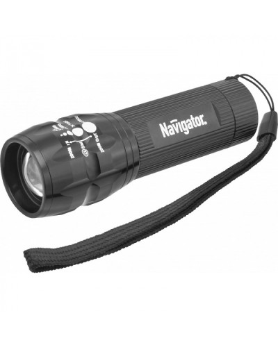Фонарь Navigator 94 967 NPT-CM03-3AAA алюм. 1LEDх3Вт, фокус, блист. в Ессентуках Источники света(Лампы) Pintop.ru