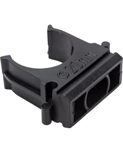 Крепеж-клипса для трубы ø 20 мм, черная (100 шт./уп.) Rexant (28-0120-3) в Ессентуках Держатели, клипсы, скобы Pintop.ru