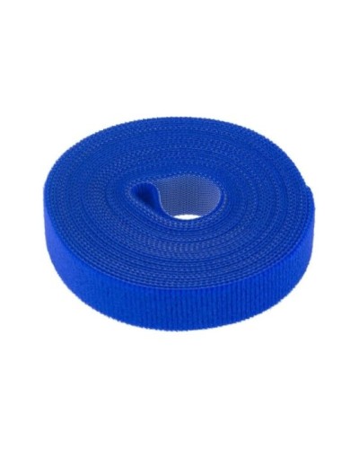 Лента-липучка многоразовая 5 м х 20мм, синяя (1 шт/уп) REXANT 07-7525 в Ессентуках Монтажные материалы Pintop.ru