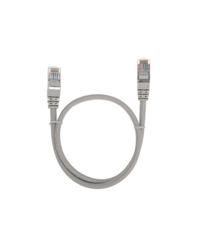 Патч-корд F/UTP, CAT 5e, RJ45-RJ45, 26AWG, LSZH, серый, 0,5м REXANT 02-0110-05 в Ессентуках Патчкорды (медные) Pintop.ru