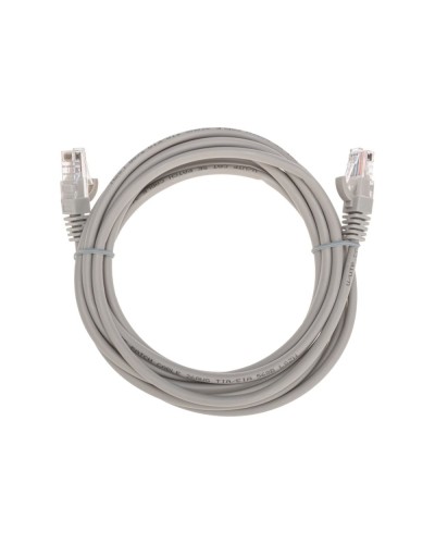 Патч-корд U/UTP, CAT 5e, RJ45-RJ45, 26AWG, LSZH, серый, 3м REXANT 02-0100-3 в Ессентуках Патчкорды (медные) Pintop.ru