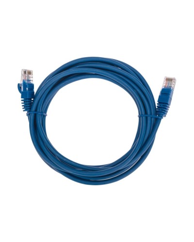 Патч-корд U/UTP, CAT 5e, RJ45-RJ45, 26AWG, LSZH, синий, 3м REXANT 02-0104-3 в Ессентуках Патчкорды (медные) Pintop.ru