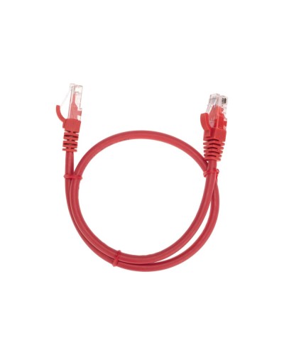 Патч-корд U/UTP, CAT 6, RJ45-RJ45, 26AWG, LSZH, красный, 0,5м REXANT 02-0293-05 в Ессентуках Патчкорды (медные) Pintop.ru