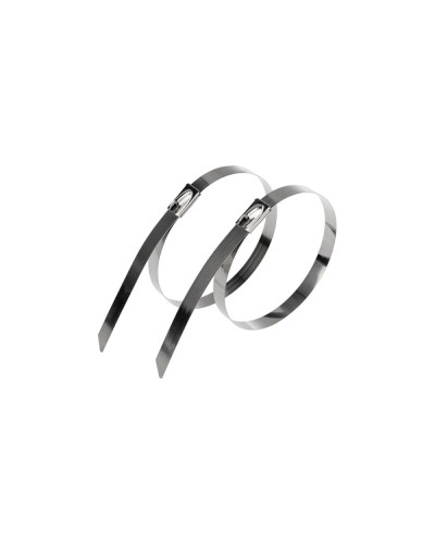 Стяжка кабельная стальная (304) 400x4,6мм (50 шт/уп) REXANT (07-0408) в Ессентуках Стяжки-хомуты Pintop.ru