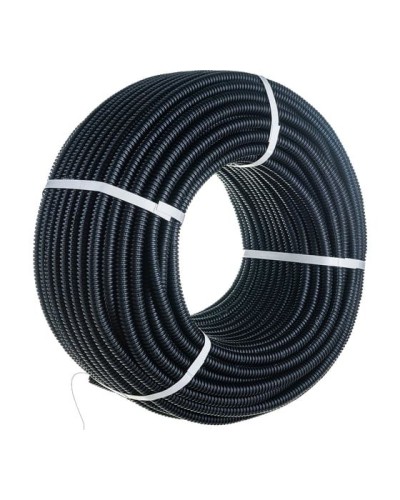 Труба гофрированная ПНД 16 с зондом (100 м) Rexant (28-0016-3) в Ессентуках Труба гофрированная Pintop.ru