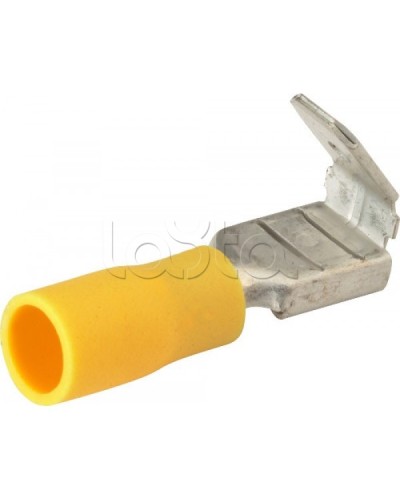 Клемма плоская изолированная 4-6 мм² (КПИ гнездо+штекер - 7.4мм+6.3мм) (100шт/уп) REXANT 08-0452 в Ессентуках Клеммные колодки Pintop.ru