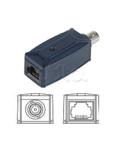 Удлинитель Ethernet, пассивный по коаксиальному кабелю SC&T IP01 в Ессентуках Видеоусилители, Модуляторы, Делители Pintop.ru