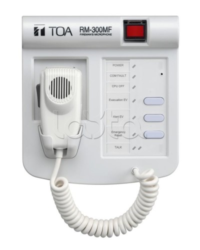 Панель микрофонная пожарная для серии VM-3000 в Ессентуках Системы оповещения и трансляции TOA Pintop.ru