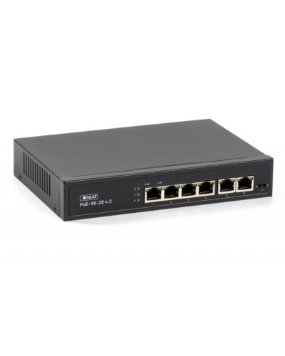 Коммутатор Бастион SKAT PoE-4E-2E v.2 в Ессентуках Коммутаторы Pintop.ru