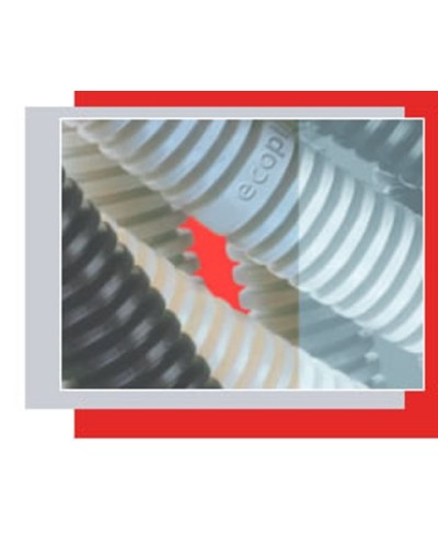 Труба гофр. ПВХ 16 мм (100 м) Экопласт (10016) в Ессентуках Труба гофрированная Pintop.ru