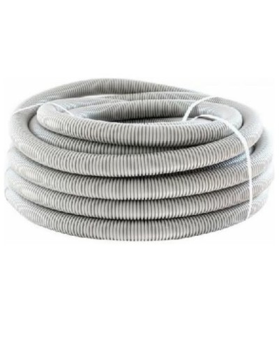 Труба гофр. ПНД HF 50 мм с зондом лёгкая серый (15 м) ОКЛ Экопласт 20150HF в Ессентуках Труба гофрированная Pintop.ru